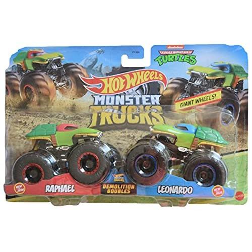 ホットウィール Hot Wheels モンスタートラック デモリションダブルス ラファエルvsレオナルド ミ