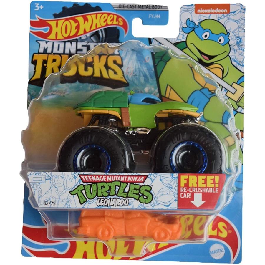 ホットウィール Hot Wheels モンスタートラック レオナルド32/75 ミュータント・タートルズ ダイキ