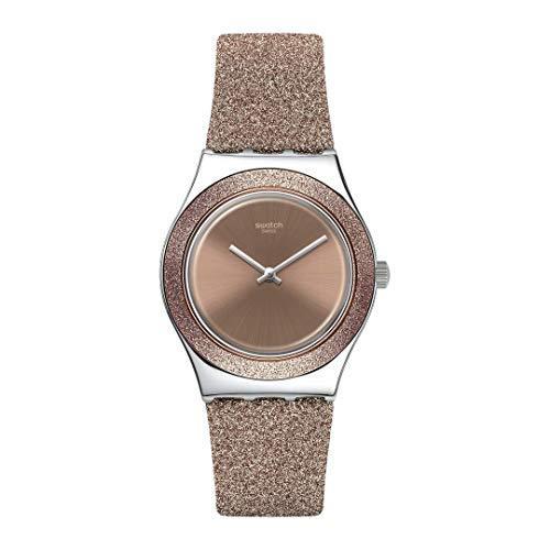 腕時計 スウォッチ レディース YLS220 Swatch ROSE SPARKLE Unisex Watch (Model: YLS220)