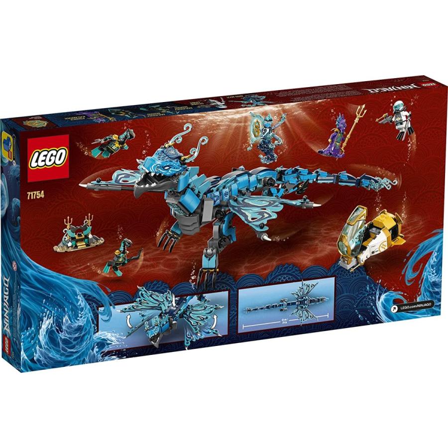 クリスマスツリー特価！ レゴ ニンジャゴー 6332542 LEGO NINJAGO Water Dragon Toy， 71754 Building Set with 5 Minifigures and Wea