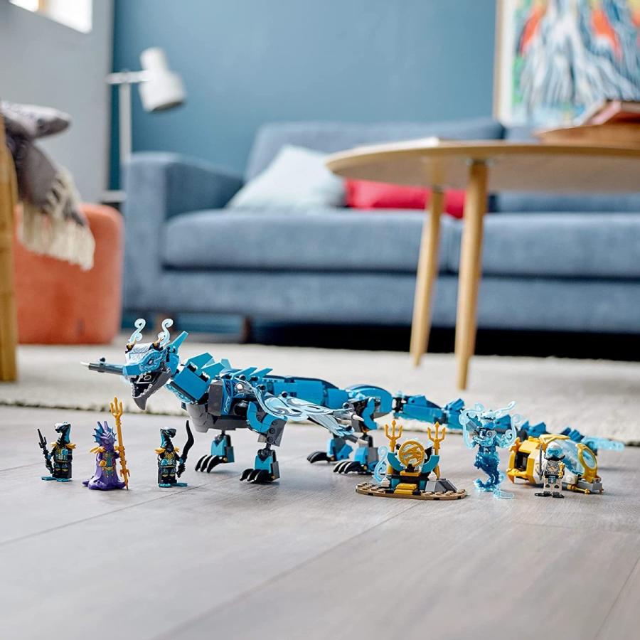 クリスマスツリー特価！ レゴ ニンジャゴー 6332542 LEGO NINJAGO Water Dragon Toy， 71754 Building Set with 5 Minifigures and Wea