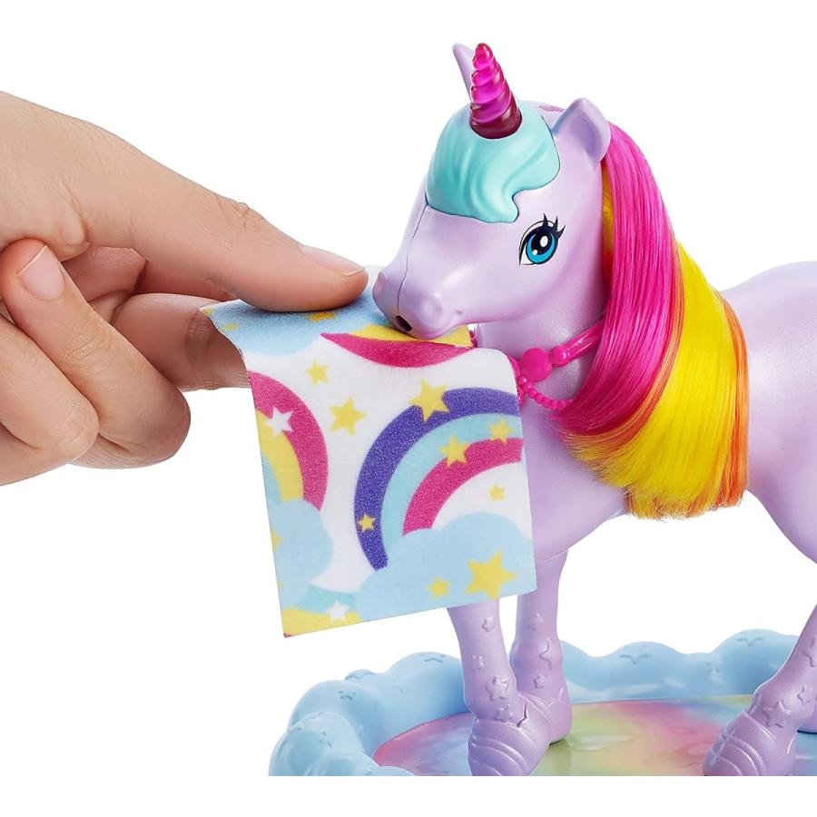 バービー バービー人形 GTG01 Barbie Dreamtopia Unicorn Pet Playset with Barbie Princess Doll, Unicornの画像