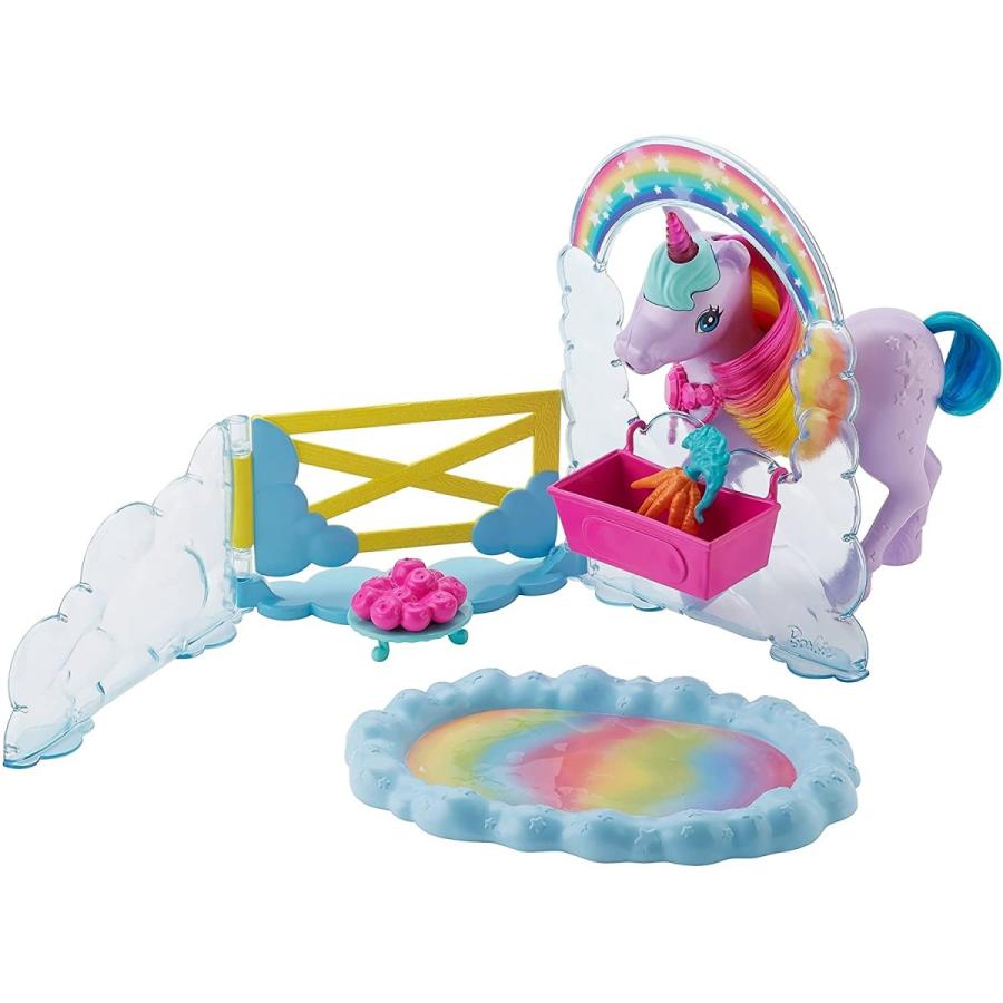 バービー バービー人形 GTG01 Barbie Dreamtopia Unicorn Pet Playset with Barbie Princess Doll, Unicornの画像