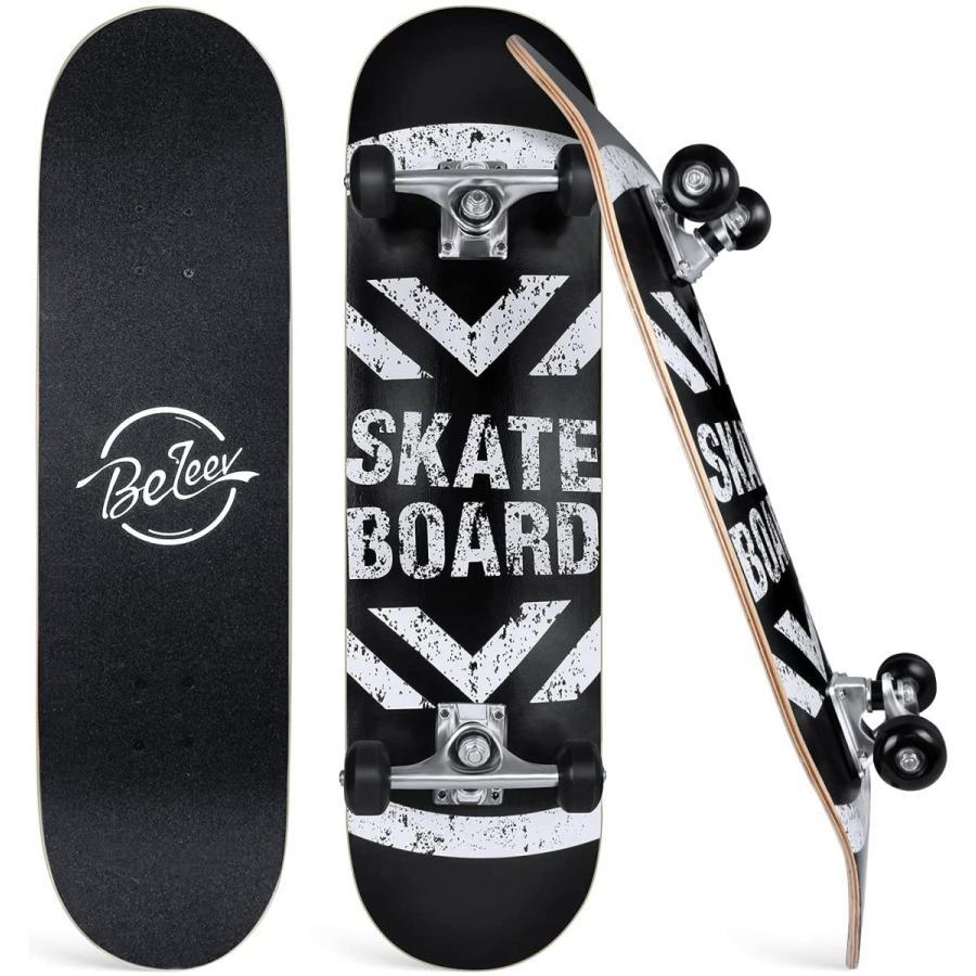【国内配送】 スタンダードスケートボード スケボー 海外モデル BE031 BELEEV Skateboards for Beginners， 3