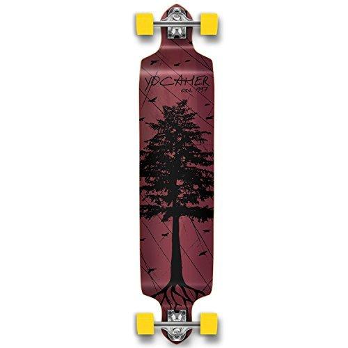 ロング滑るゲーム盤 スケボー 外国で模範例 PinesRed インチ The Pines RED Longboard Complete Skate ストリート系スポーツ-デッキ、パーツ