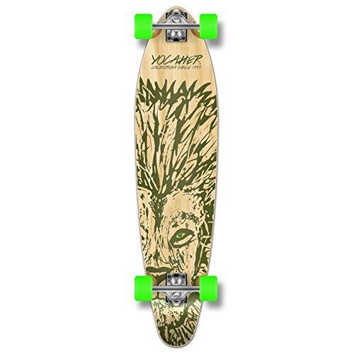 ロング滑るゲーム盤 スケボー 外国で模範例 GC085 Yocaher Spirit Lion Longboard Complete Skate ストリート系スポーツ-スポーツ