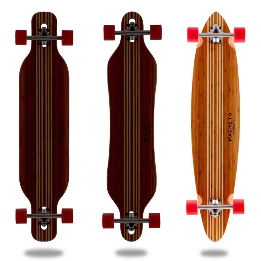 Magneto ロングスケートボード Amazon.com : Magneto Kicktail Cruiser Longboard Skateboard - Adult
