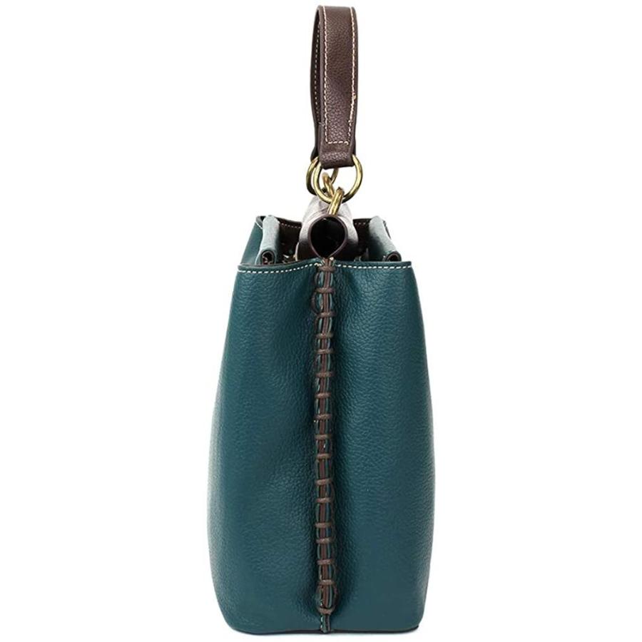 chala バッグ パッチ S848TU7 CHALA Charming Satchel with Adjustable Strap - Mini Keychain Turtle - Turquo_4