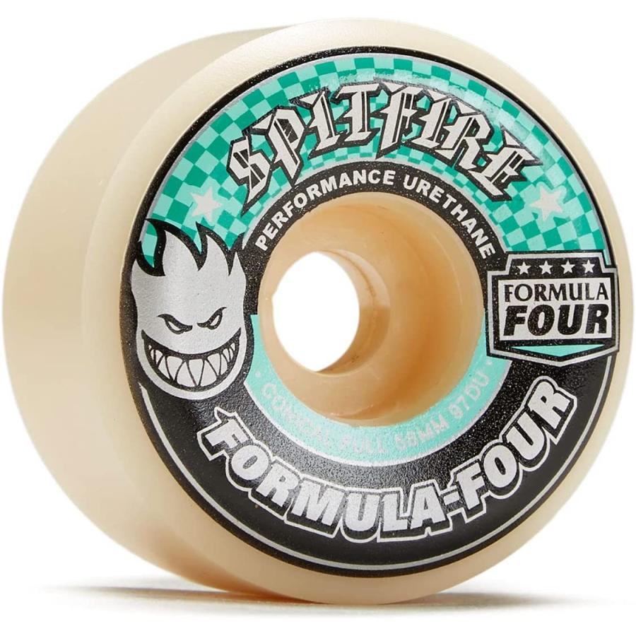 ウィール タイヤ スケボー Spitfire Skateboard Wheels F4 97 Conical Full Skateboard Wheels - Natural