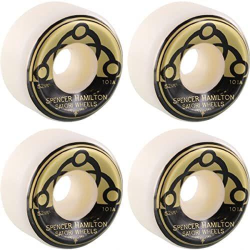 ウィール タイヤ スケボー Satori Movement Spencer Hamilton Gold Elephant White Skateboard Wheels - 5