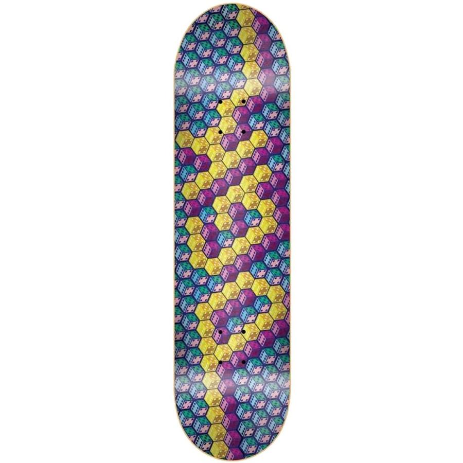 スケートボード DGK - DGK Dicey Hologram - 8 DGK Dicey Hologram Skateboard Deck - 8.0