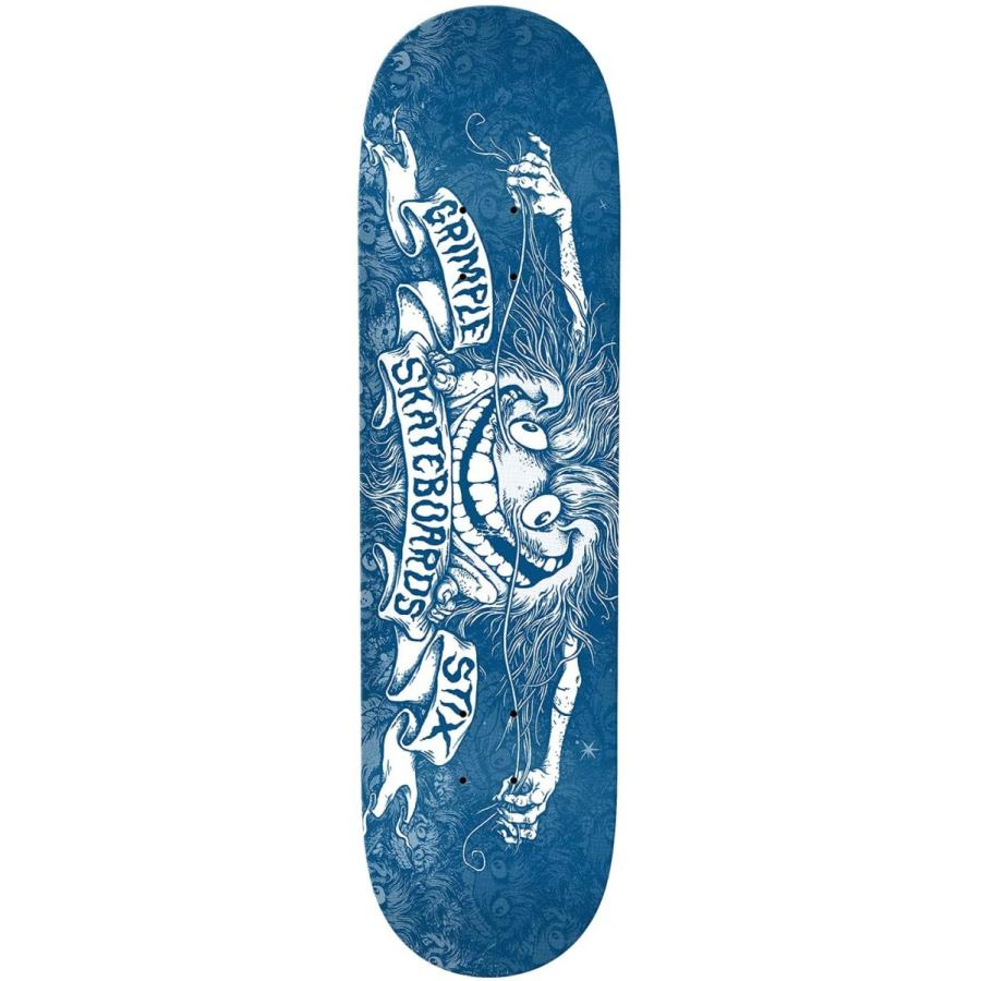 デッキ スケボー スケートボード AHDK0658 Anti Hero Skateboard Deck Grimple Stix Blue/White 8.06