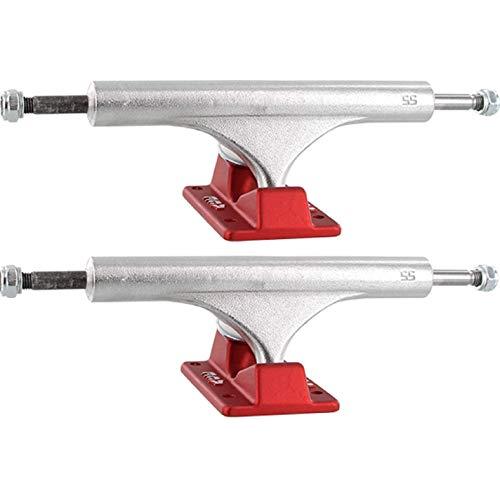 貨物自動車 スケボー 滑るゲーム盤 Ace Classic Lightweight Skateboard Trucks (Red/Silver, 9\") Set" スポーツ-ストリート系スポーツ-デッキ、パーツ