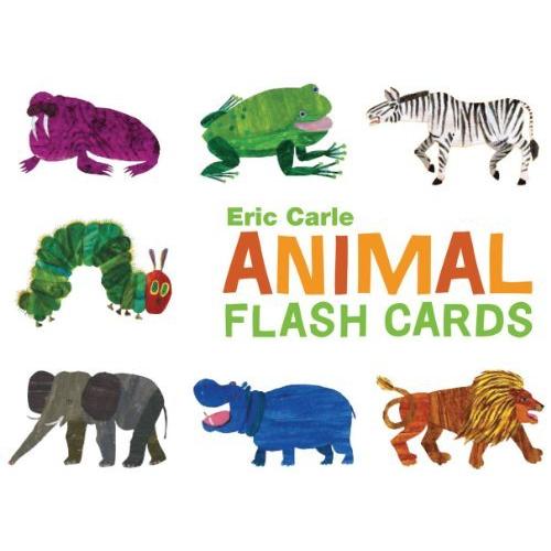 ボードゲーム 英語 アメリカ 9780811852562 The World of Eric Carle (Tm) Animal Flash Cards (Alphabet