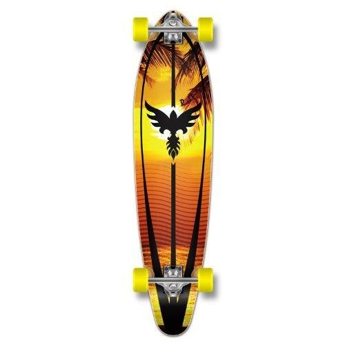 ロング滑るゲーム盤 スケボー 外国で模範例 GCKT027 Yocaher Longboard Skateboard Complete Kick スケートボード-デッキ、パーツ-スポーツ