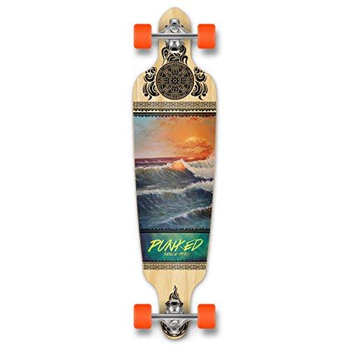 ロング滑るゲーム盤 スケボー 外国で模範例 GCDT061 Yocaher Beach Series Complete Drop Through デッキ、パーツ-ストリート系スポーツ-スポーツ