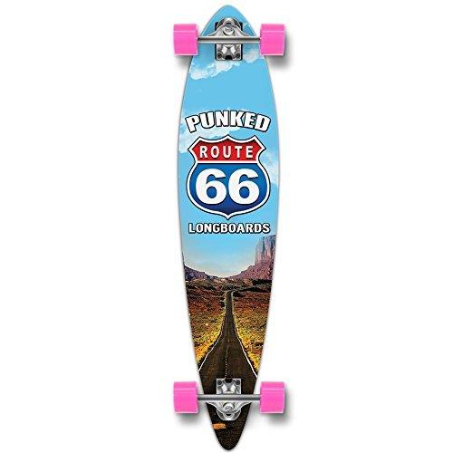 ロングスケートボード スケボー 海外モデル GCPT066 Yocaher Graphic (The Run) Complete Pintail