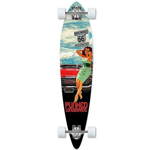 ロングスケートボード スケボー 海外モデル Yocaher Graphic Complete Pintail Skateboards Longb