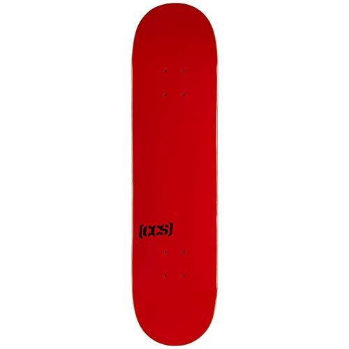 デッキ スケボー スケートボード CCSLogoDecks [CCS] Logo Skateboard Deck Red 7.75\"