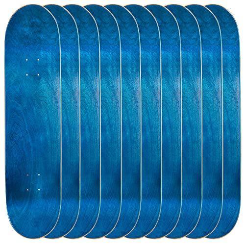 デッキ スケボー スケートボード Cal 7 Blank Maple Skateboard Decks (Bundle of 10) (7.75 Inch， Blu