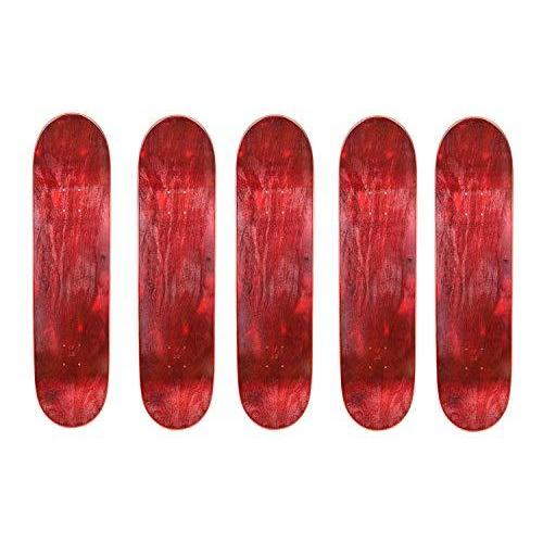 デッキ スケボー スケートボード C7-1D800-RR*5 Cal 7 Blank Maple Skateboard Decks (Bundle of 5) (8