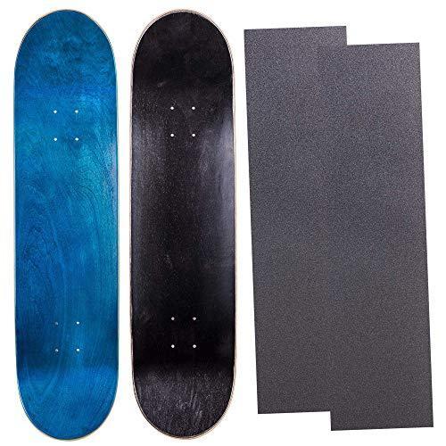【人気急上昇】 スケボー デッキ スケートボード Pac Two Tape| Grip with Decks Skateboard Maple Blank 7 Cal SA5761 デッキ、パーツ