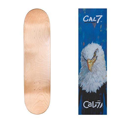 デッキ スケボー スケートボード C7-1D850-N*C7-G2G-Eagle Cal 7 Natural Skateboard Deck with Graphi