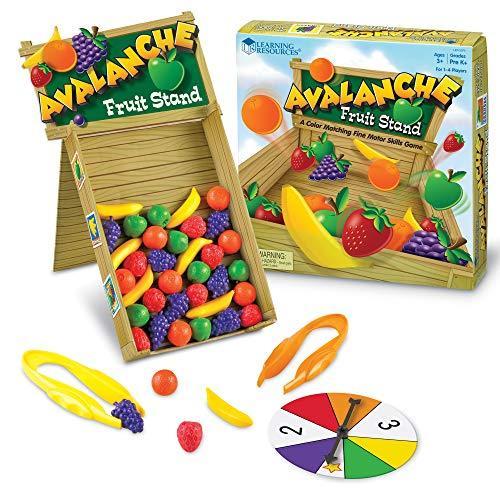 知育玩具 パズル ブロック LER5070 Learning Resources Avalanche Fruit Stand - 42 Pieces， Ages 3+ Todd