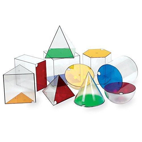 知育玩具 パズル ブロック LER3208 GIANT GEOSOLIDS SET OF 10