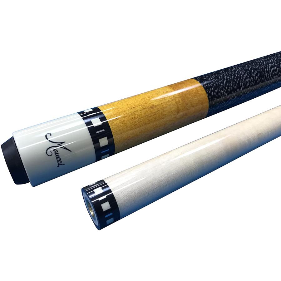 海外輸入品 ビリヤード LJ1-N Meucci SB1-N Handcrafted Billiards Pool Cue Stick - Natural Stain + Hard