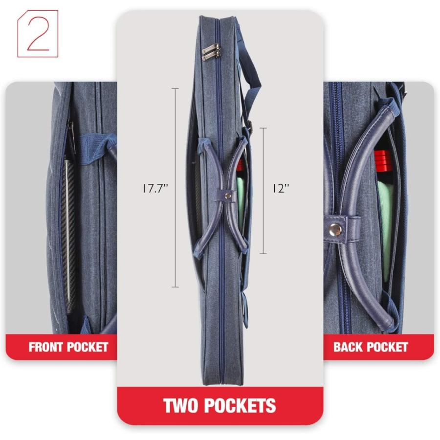 海外輸入品 ビリヤード KONLLEN 3x4 Oxford Cloth Pool Cue Case