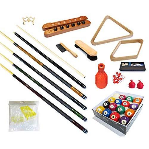 海外輸入品 ビリヤード 4334055205 HAN'S DELTA Pool Table - Premium Billiard 32 Pieces Accessory Kit -