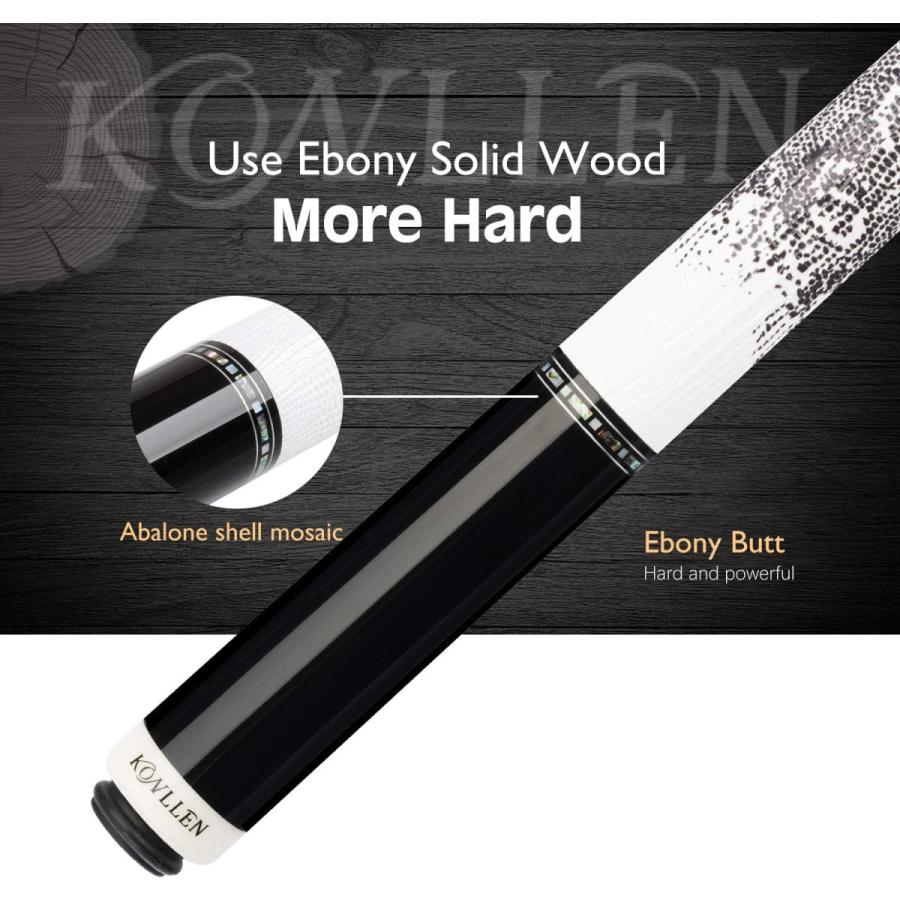 海外輸入品 ビリヤード KONLLEN Carbon Fiber Pool Cue Stick with PRO