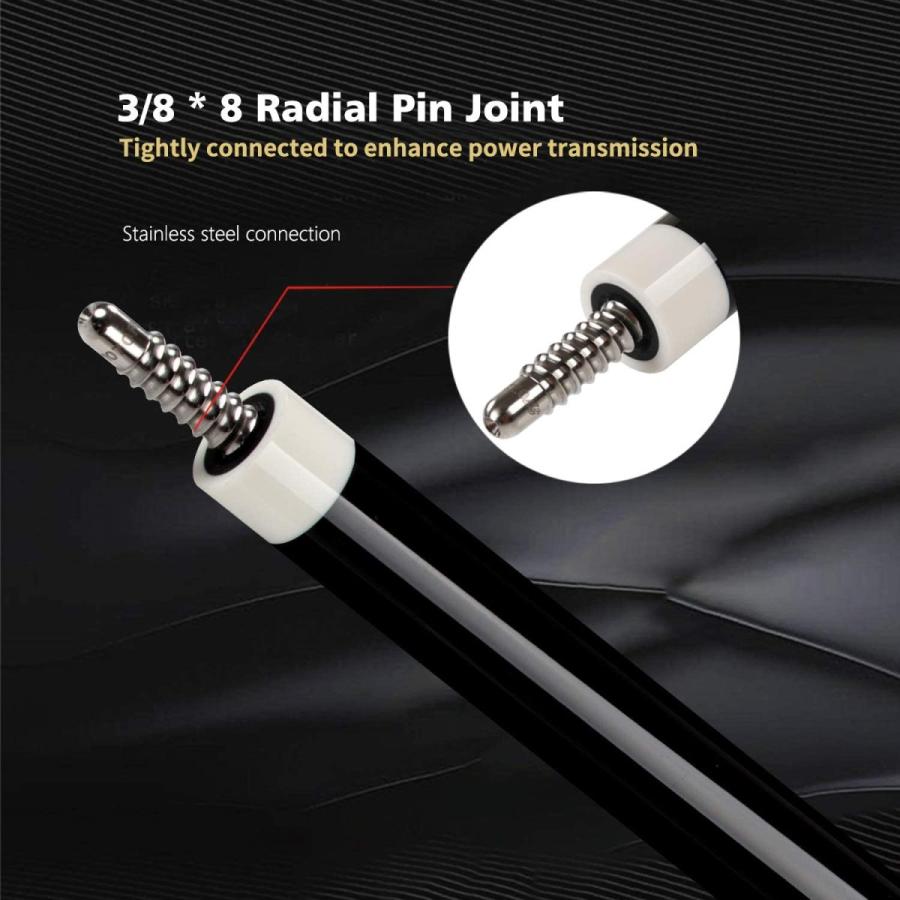 海外輸入品 ビリヤード KONLLEN Carbon Fiber Pool Cue Stick with PRO