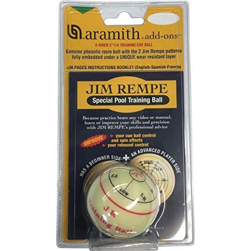 海外輸入品 ビリヤード 11-132 Aramith Jim Rempe Training Cue Ball 2-1/4