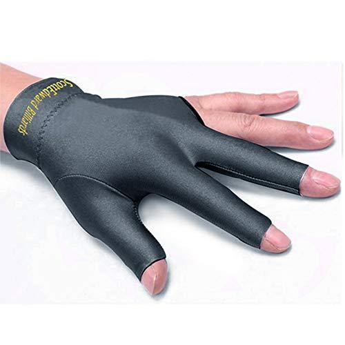 海外輸入品 ビリヤード Billiardglov-10grey Scott Edward Billiard Gloves 10pcs/Set 3 Open Fingers Bill