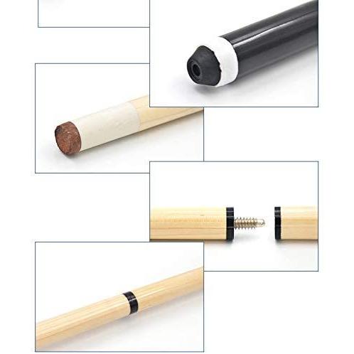 海外輸入品 ビリヤード 2 JX Pool Cues New 58 Inch Billiard Cue Sticks 13mm Glue-on Tips Hardwood Wood_2