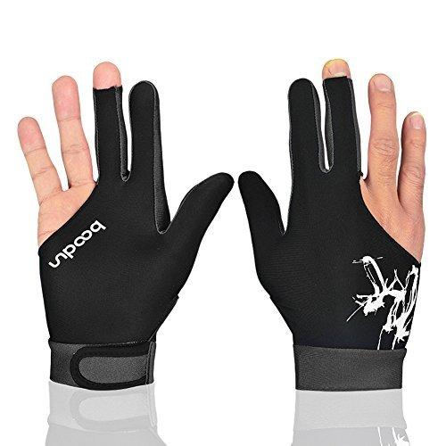 海外輸入品 ビリヤード M050912 Anser M050912 Man Woman Elastic 3 Fingers Show Gloves for Billiard Sho