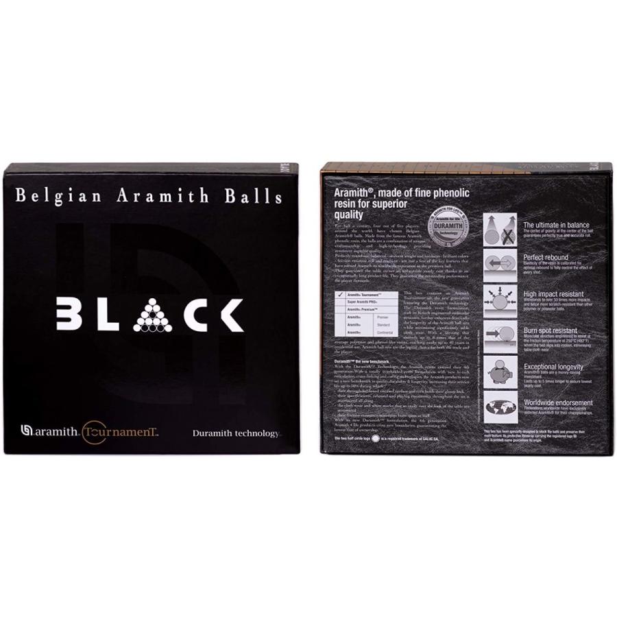 海外輸入品 ビリヤード AR1141-BLACK Aramith Tournament Black TV
