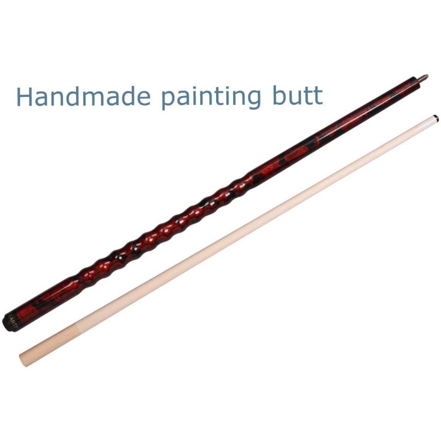 海外輸入品 ビリヤード B11 AB Earth 2-Piece 58" Pool Cue/Pool Stick Ergonomic Design Hardwood Canadia｜maniacs-shop｜03