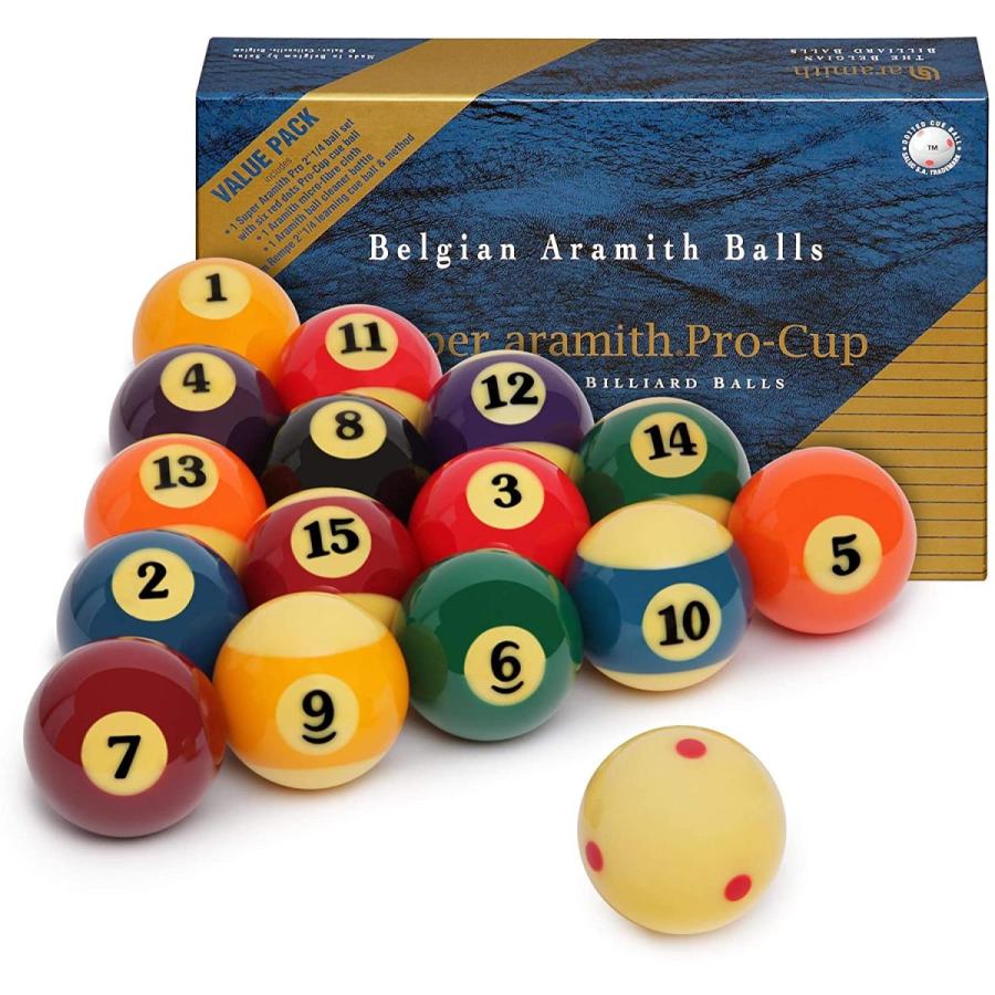 海外輸入品 ビリヤード Aramith Super Pro-Cup Value Pack (Super Pro
