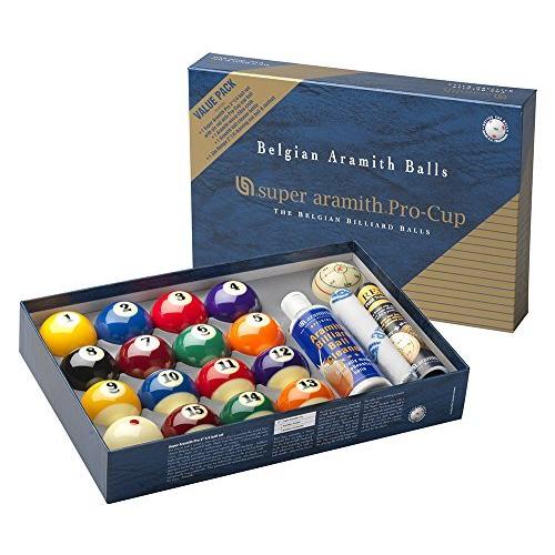 海外輸入品 ビリヤード 11-146 Super Pro Aramith Pool Balls - VALUE PACK