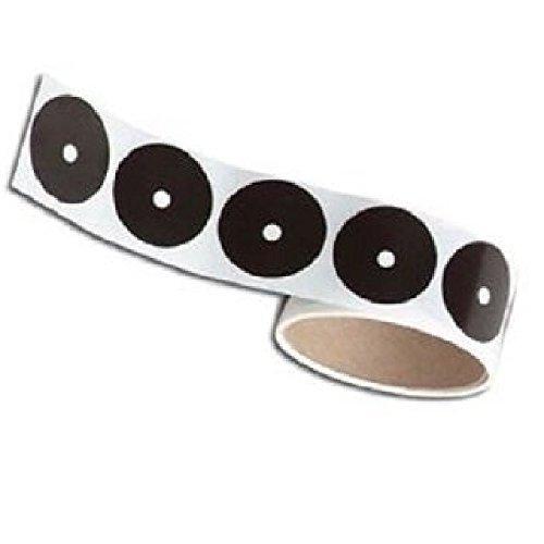 海外輸入品 ビリヤード Set of 10 Pool Table Spots - Solid Black w/ White Billiard Dot
