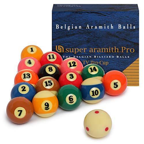 海外輸入品 ビリヤード Aramith Super Pro-Cup TV Billiard Pool Ball Set 2 1/4\"