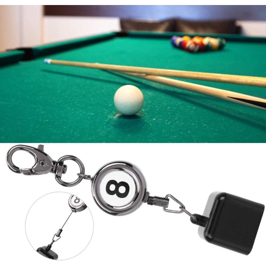 海外輸入品 ビリヤード Diyeeni Billiards Pool Cue Chalk Holder, Portable Chalk Holder for Billiards,_2