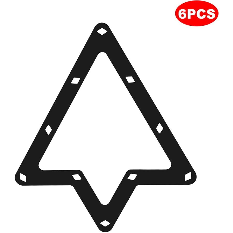海外輸入品 ビリヤード Cosmos Pack of 6 Sheets Magic Ball Rack Billiards Ball Rack Holder Sheet Acces_1