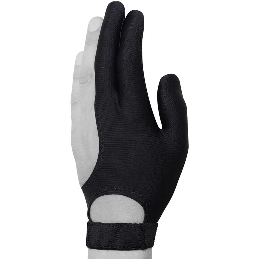 海外輸入品 ビリヤード 窶散nknown Fortuna Billiard Glove Classic - for Left Hand - Black - with Str_1