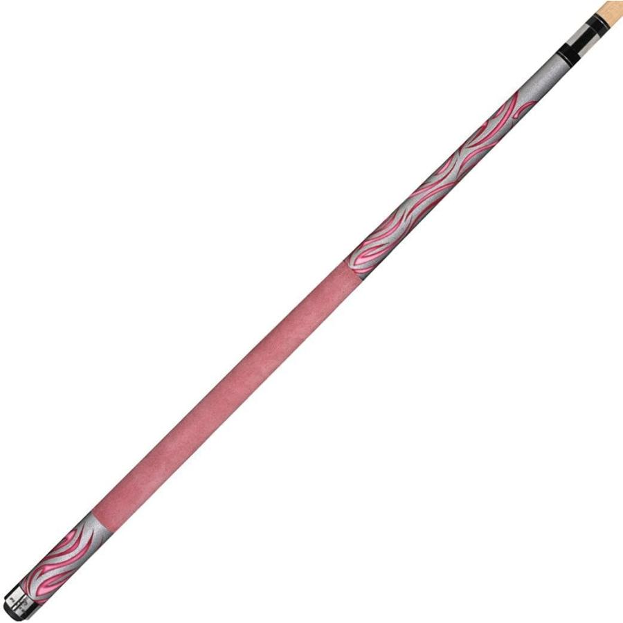 海外輸入品 ビリヤード F-2780 Players Flirt F-2780 Orion Silver Kandy with Pink Tribal Flames Cue， 21_2