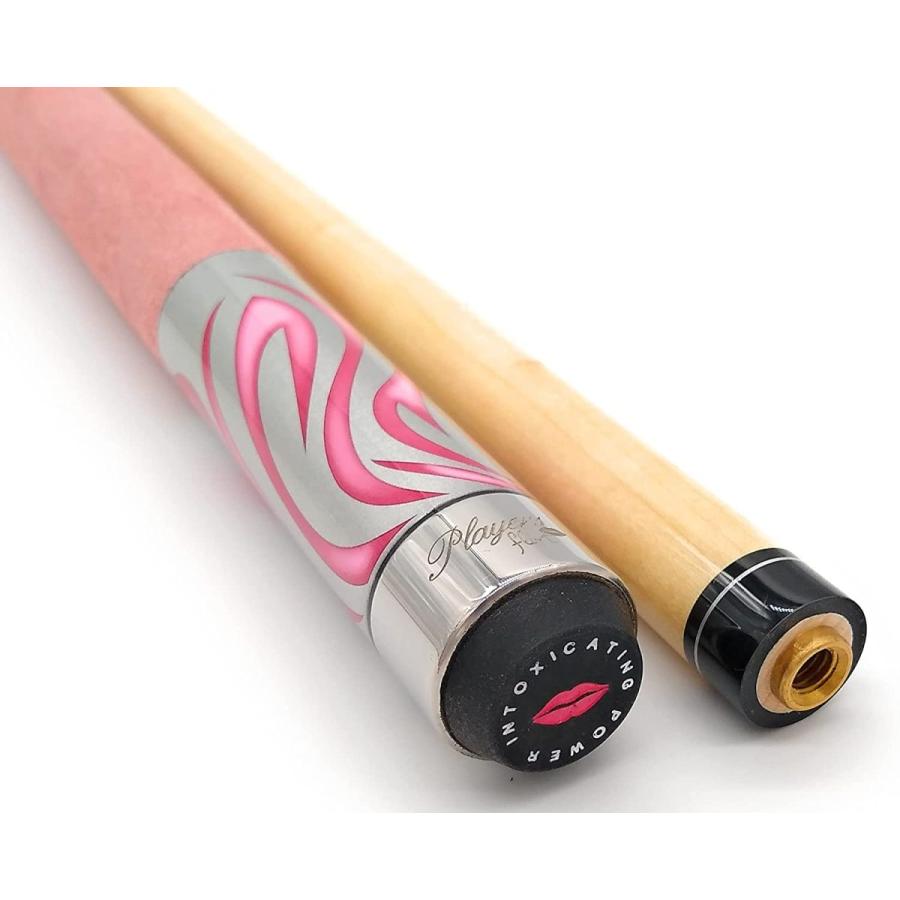 海外輸入品 ビリヤード F-2780 Players Flirt F-2780 Orion Silver Kandy with Pink Tribal Flames Cue， 21_3