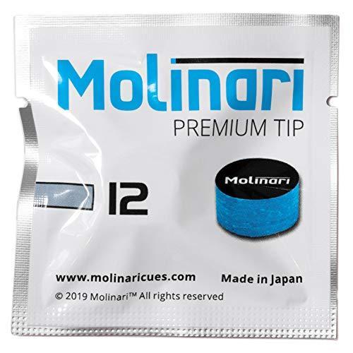 外国でインポート品 ビリヤード Molinari Premium Pool Billiard CUE TIP - 1 pc - 14 粍 (Super Soft (12))